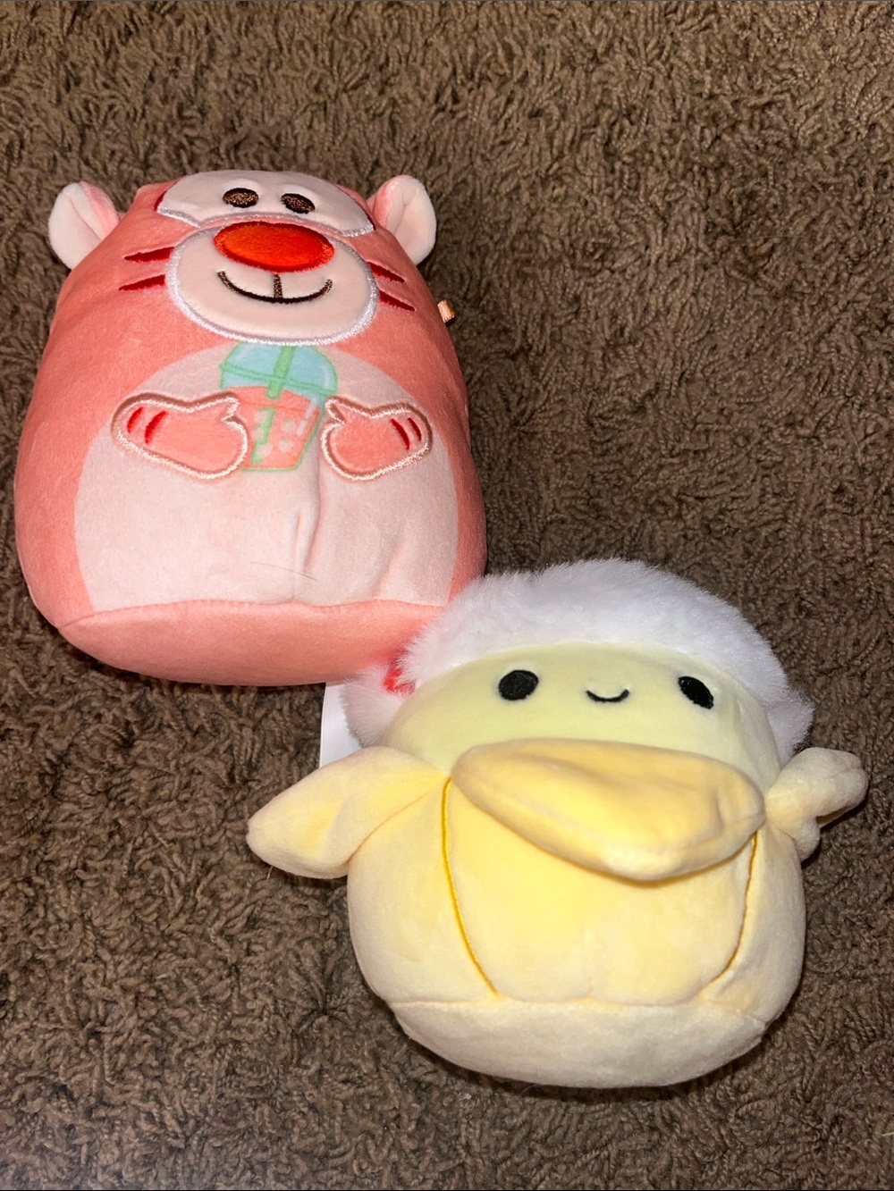 Disney Pink Tiger & Yellow Chick Plush Set